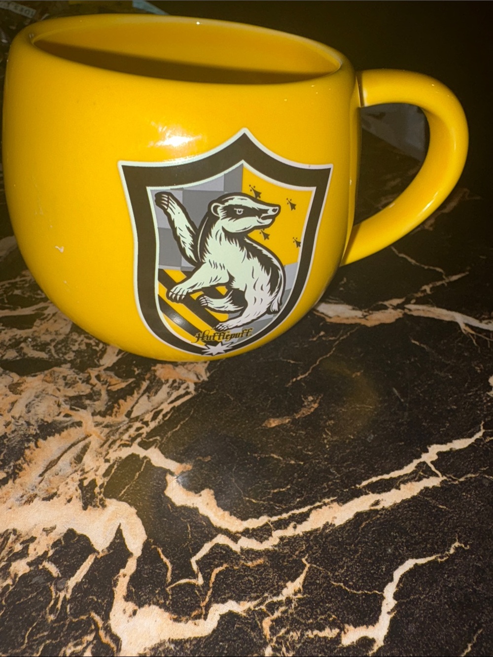 Warner Bros. Harry Potter Yellow Ceramic Mug